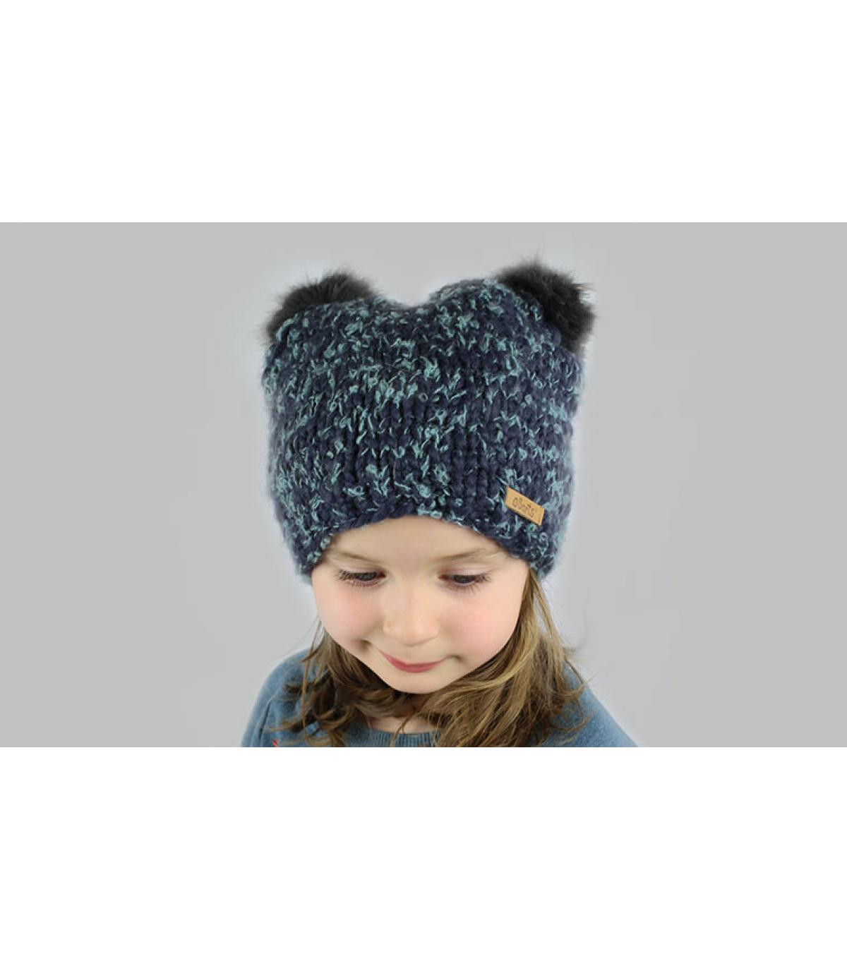 Charcoal kids pom beanie Zinnia beanie charcoal